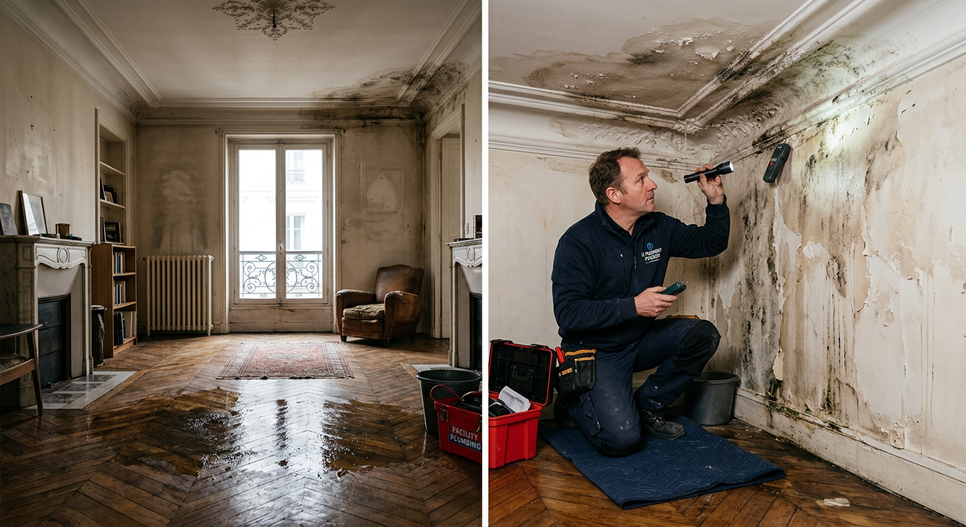 intervention dégât des eaux Herblay