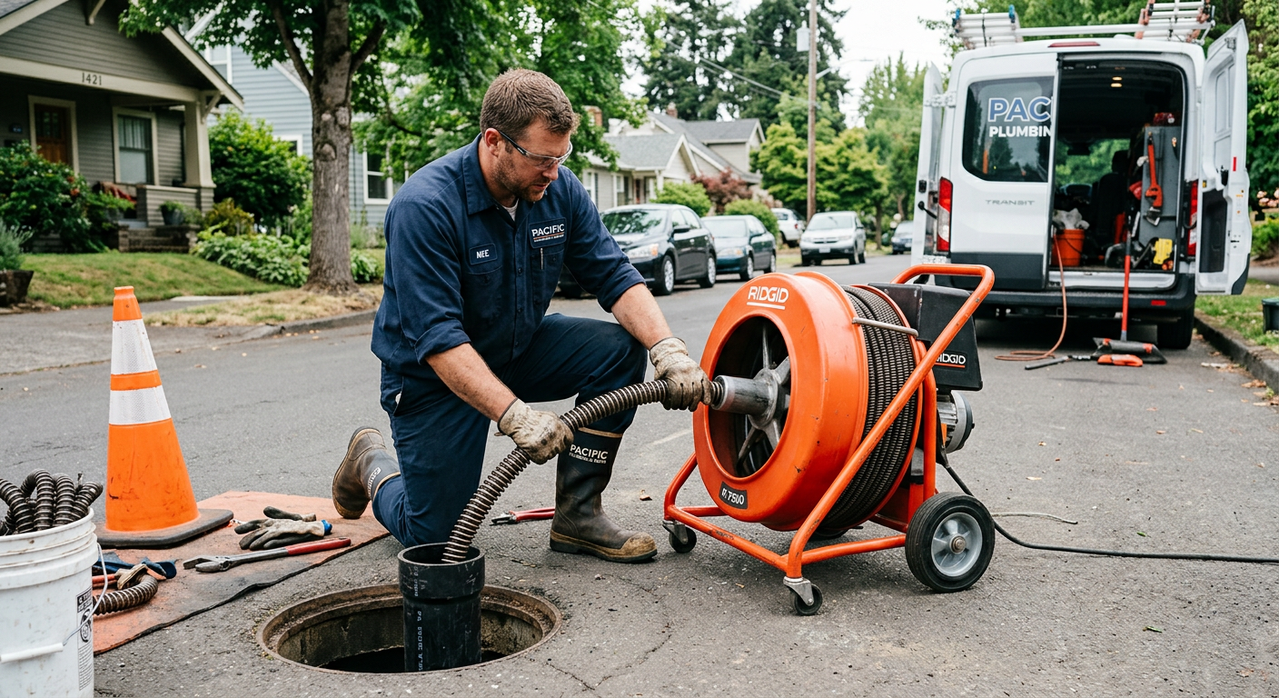 dégorgement canalisation enterrée pavillon Herblay