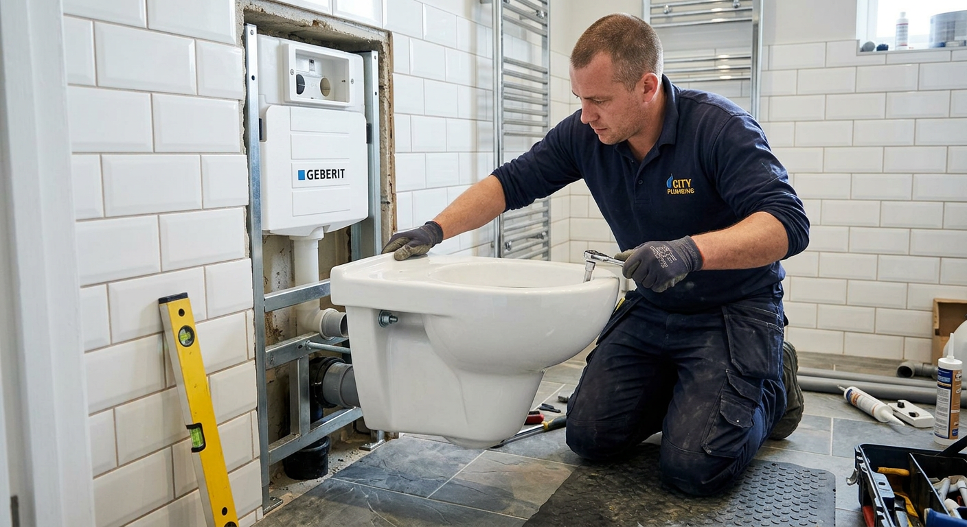 installation WC suspendu Herblay 95220