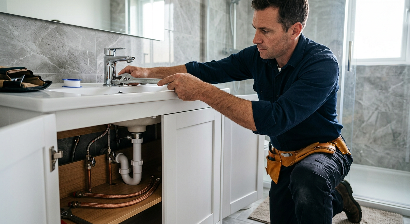 pose mitigeur robinetterie Herblay